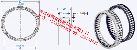 GMNFE453Z單向軸承圖紙