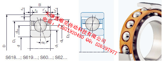 GMNS6202CTAP4+DUL角接觸球軸承圖紙